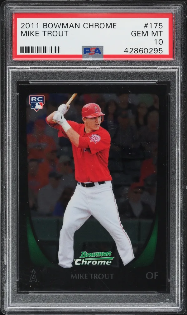 2011 Bowman Chrome Mike Trout #175