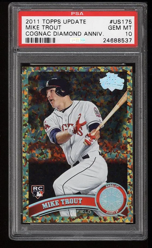2011 Topps Update Cognac Mike Trout #US175