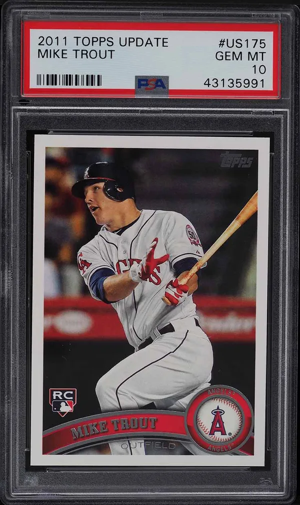 2011 Topps Update Mike Trout Rookie #US175