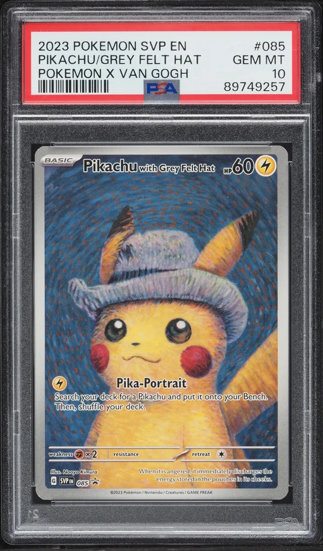 2023 Van Gogh Pikachu With Grey Felt Hat (SVP #085)