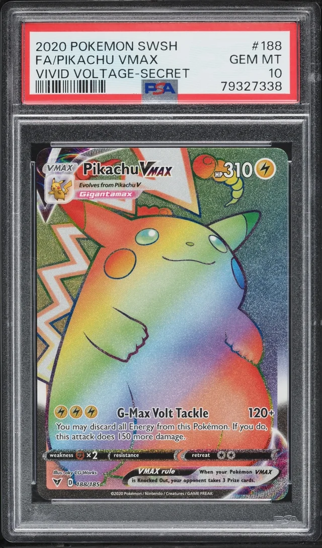 2020 Vivid Voltage Pikachu VMAX #188 (Rainbow Rare)