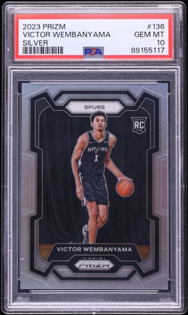 2023-24 Panini Prizm Victor Wembanyama #136 Silver Prizm