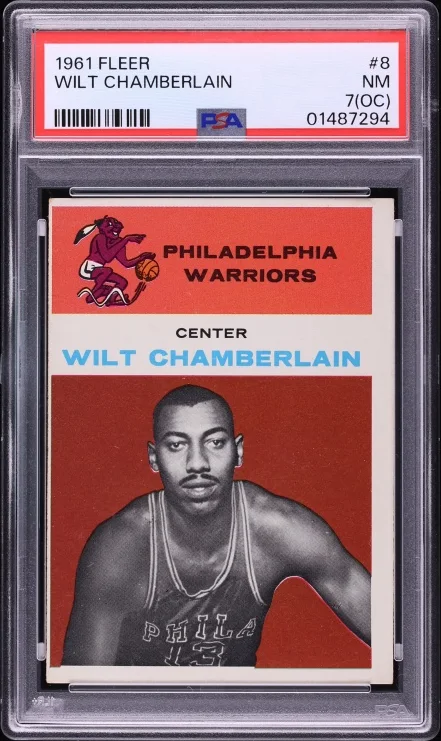 1961 Fleer Wilt Chamberlain #8